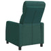 Relaxfauteuil Donkergroen Stof