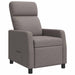 Relaxfauteuil Taupe Stof