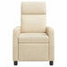 Relaxfauteuil Crèmekleurig Stof