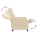 Relaxfauteuil Crèmekleurig Stof