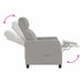 Relaxfauteuil Wolkengrijs Stof Wolkengrijze stof