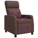 Massage Recliner Bruin Kunstleer
