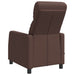 Massage Recliner Bruin Kunstleer