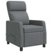 Massage Recliner Grijs Kunstleer