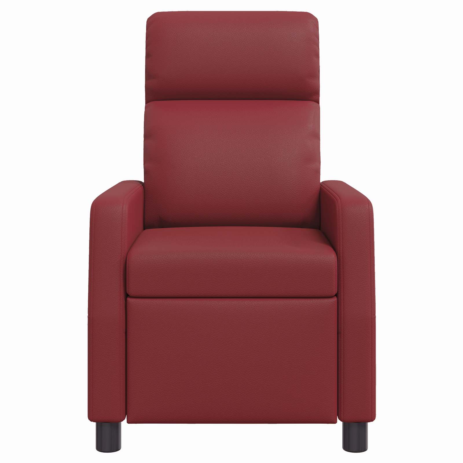Massage Recliner Wijnrood Kunstleer