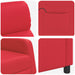 Massage Recliner Rood Kunstleer