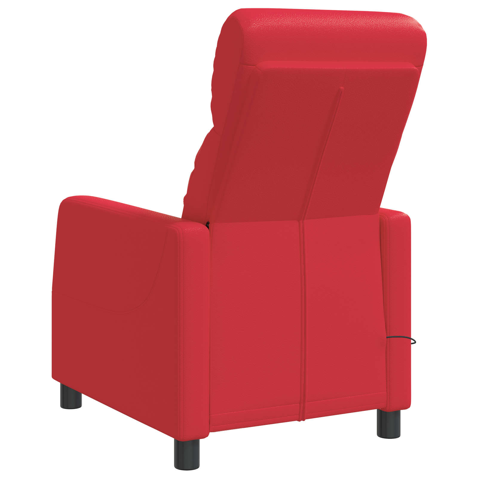 Massage Recliner Rood Kunstleer
