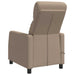Massage Recliner Cappuccino Kunstleer