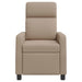 Massage Recliner Cappuccino Kunstleer