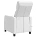 Massage Recliner Wit Kunstleer