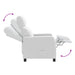 Massage Recliner Wit Kunstleer