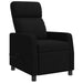Massage Recliner Zwart Stof