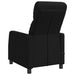 Massage Recliner Zwart Stof