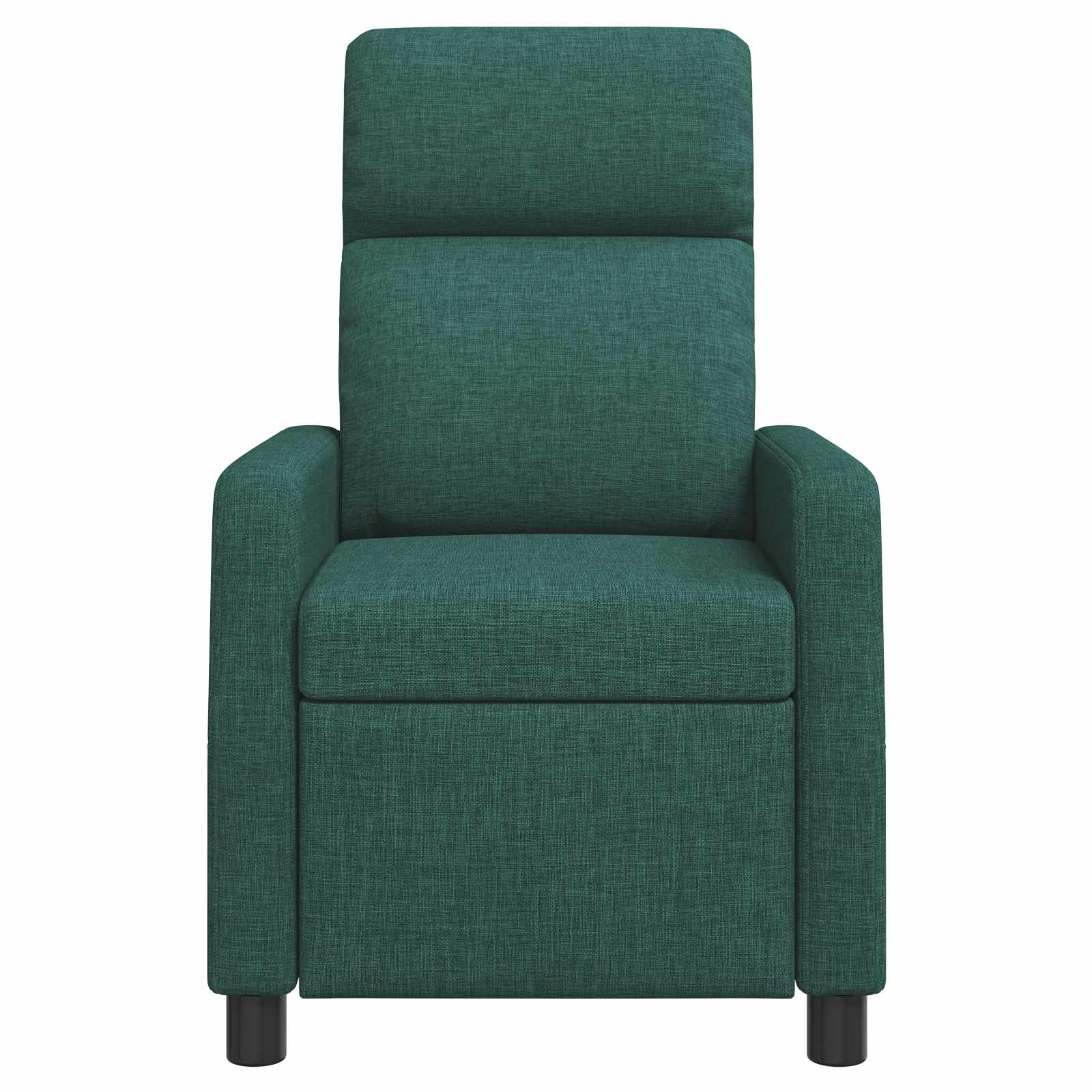 Massage Recliner Donkergroen Stof