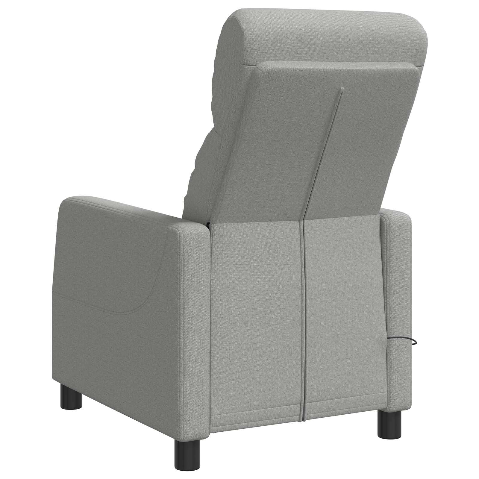 Massage Recliner Wolkengrijs Stof Wolkengrijze stof