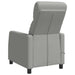 Massage Recliner Wolkengrijs Stof Wolkengrijze stof