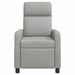 Massage Recliner Wolkengrijs Stof Wolkengrijze stof