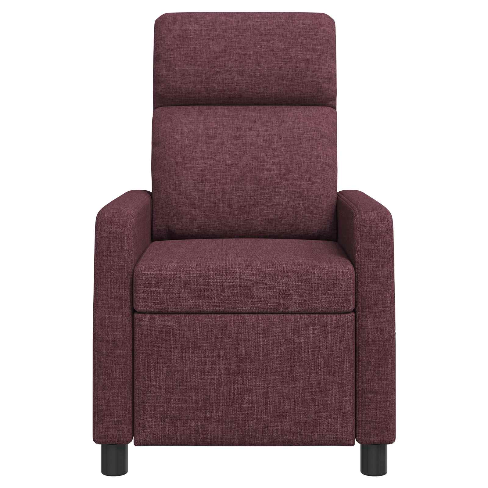 Massage Recliner Paars Stof