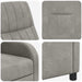 Relaxfauteuil Lichtgrijs fluweel