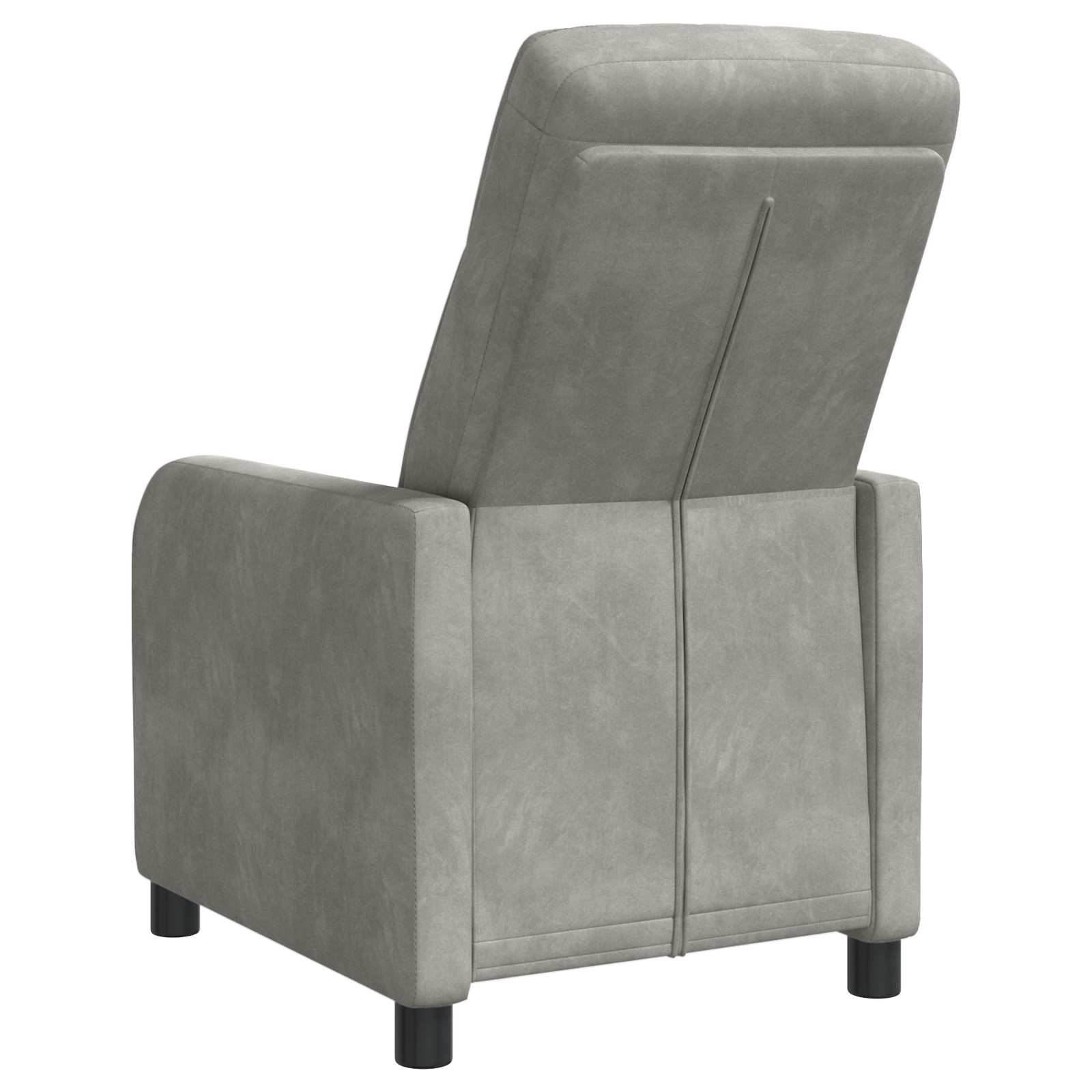 Relaxfauteuil Lichtgrijs fluweel