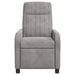 Relaxfauteuil Lichtgrijs fluweel