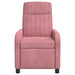 Relaxfauteuil Roze fluweel