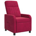 Relaxfauteuil Wijnrood fluweel