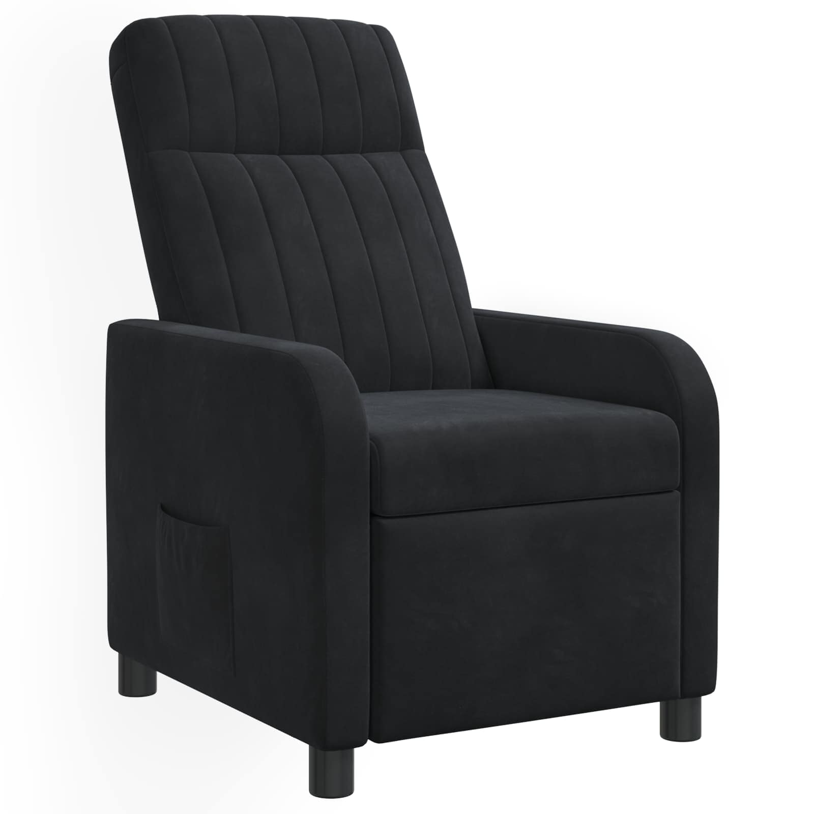 Relaxfauteuil Zwart fluweel