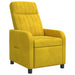 Relaxfauteuil Geel fluweel