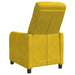 Relaxfauteuil Geel fluweel