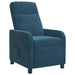 Relaxfauteuil Blauw fluweel