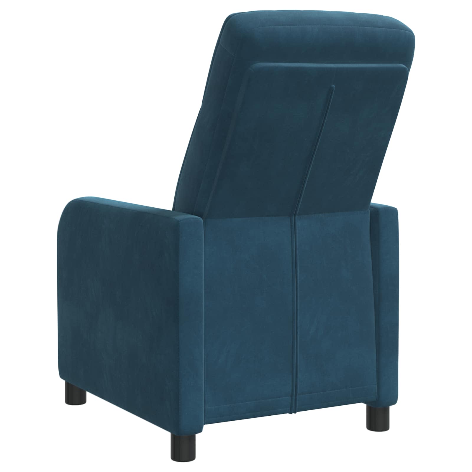 Relaxfauteuil Blauw fluweel
