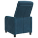 Relaxfauteuil Blauw fluweel