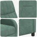 Relaxfauteuil Zeegroen fluweel