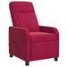 Massage Recliner Wijnrood fluweel