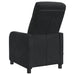 Massage Recliner Zwart fluweel