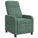 Massage Recliner Zeegroen fluweel