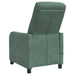 Massage Recliner Zeegroen fluweel