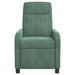 Massage Recliner Zeegroen fluweel