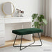 Bank Donkergroen 80 x 40 x 45 cm fluweel