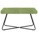 Bank Lichtgroen 80 x 40 x 45 cm fluweel