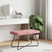 Bank Roze 80 x 40 x 45 cm fluweel