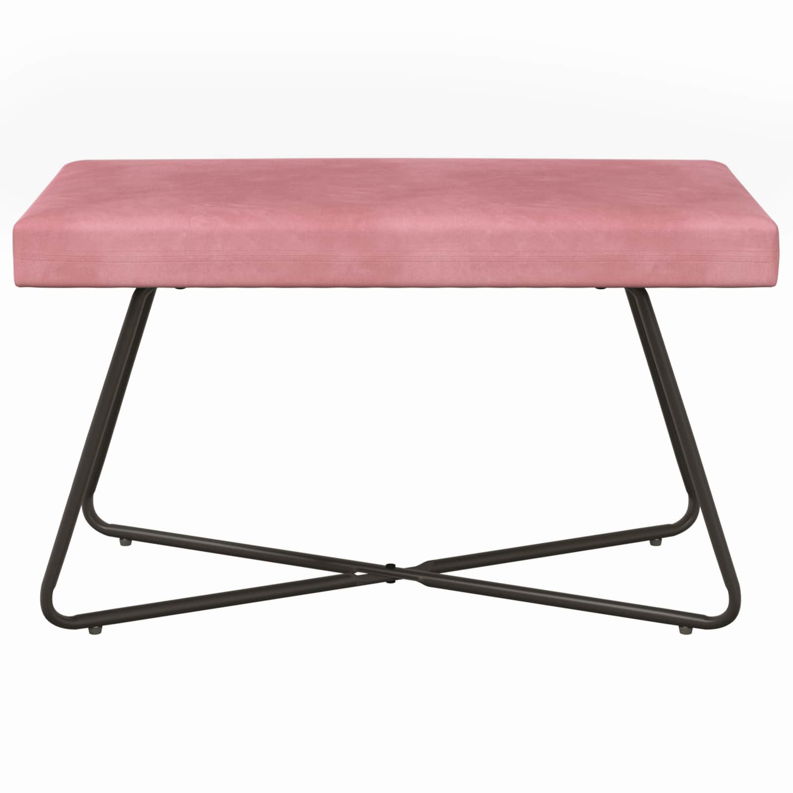 Bank Roze 80 x 40 x 45 cm fluweel