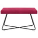 Bank Wijnrood 80 x 40 x 45 cm fluweel