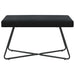 Bank Zwart 80 x 40 x 45 cm fluweel