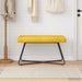 Bank Geel 80 x 40 x 45 cm fluweel