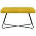 Bank Geel 80 x 40 x 45 cm fluweel