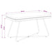 Bank Crèmekleurig 80 x 40 x 45 cm fluweel