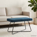 Bank Blauw 80 x 40 x 45 cm fluweel