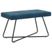 Bank Blauw 80 x 40 x 45 cm fluweel
